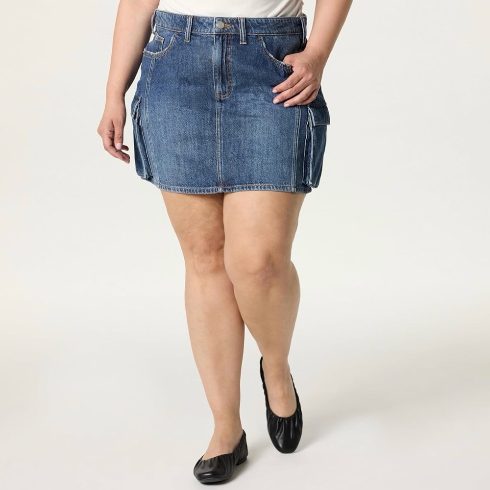 The Drop - Liliya Cargo Mini Skirt - 3X Women